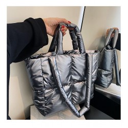 Factory Direct Light Soft Quilted Tote Bag Women'S High Volume Shopping Crossbody Shoulder Bag