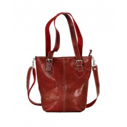 Moroccan soft Leather handbag New arrival dark red handbags with strap Women bags entirely handmade by our moroccan craftsman